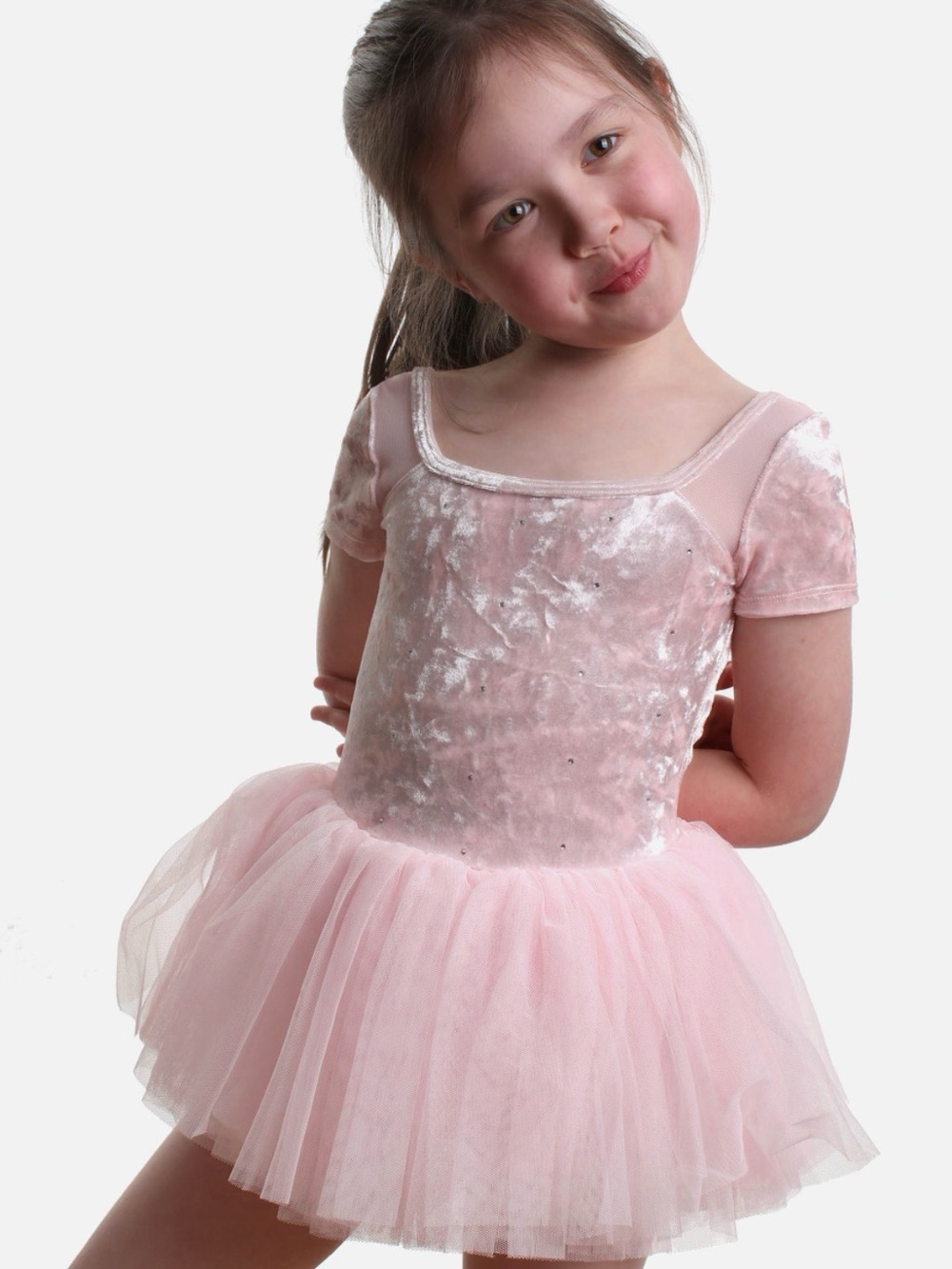 Bloch Soft Pink Velvet Tutu Dress